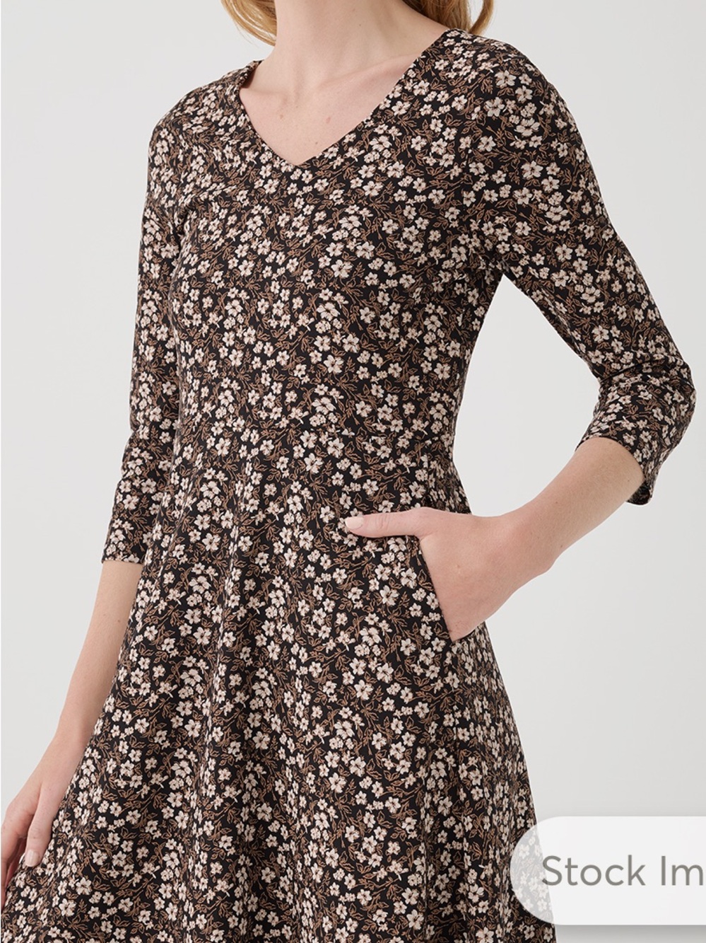 Pact Organic Cotton Fit and Flare Dress